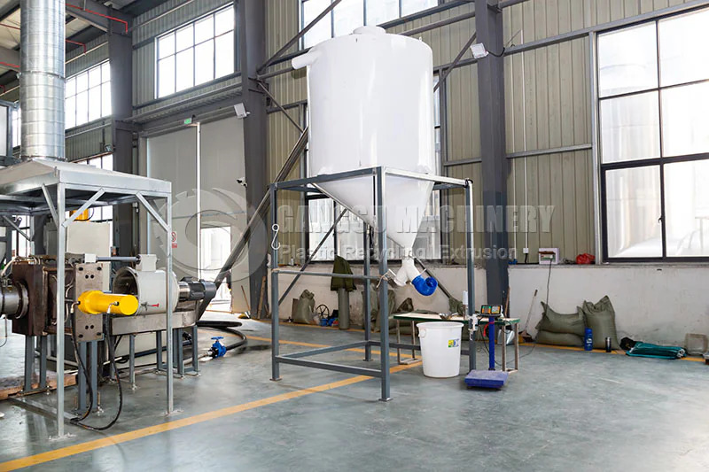 Convey system and storing silo