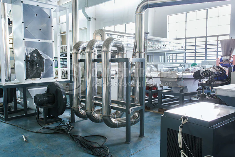 Zig-zag dryer system