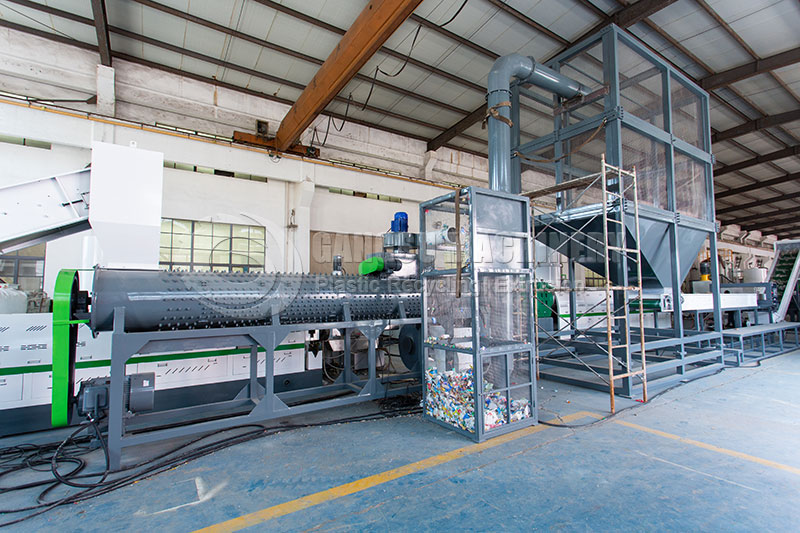 De-labeling machine