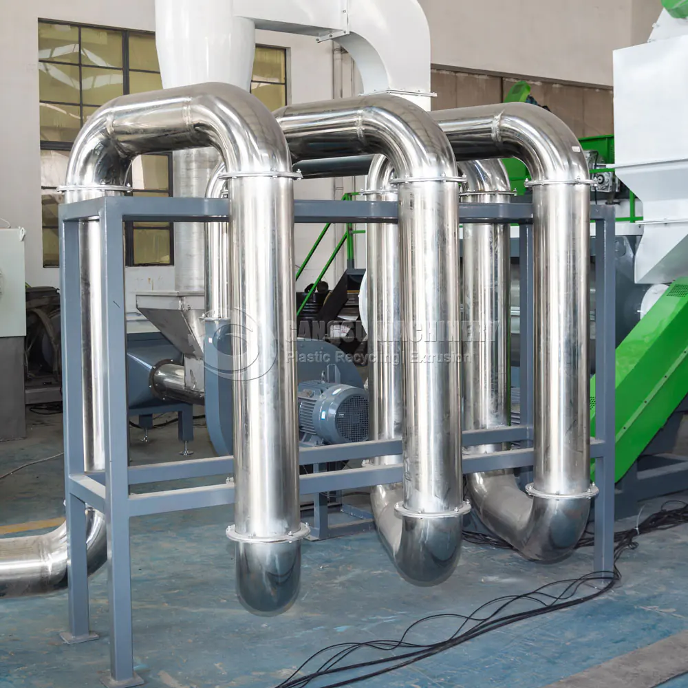 Zig-zag dryer system